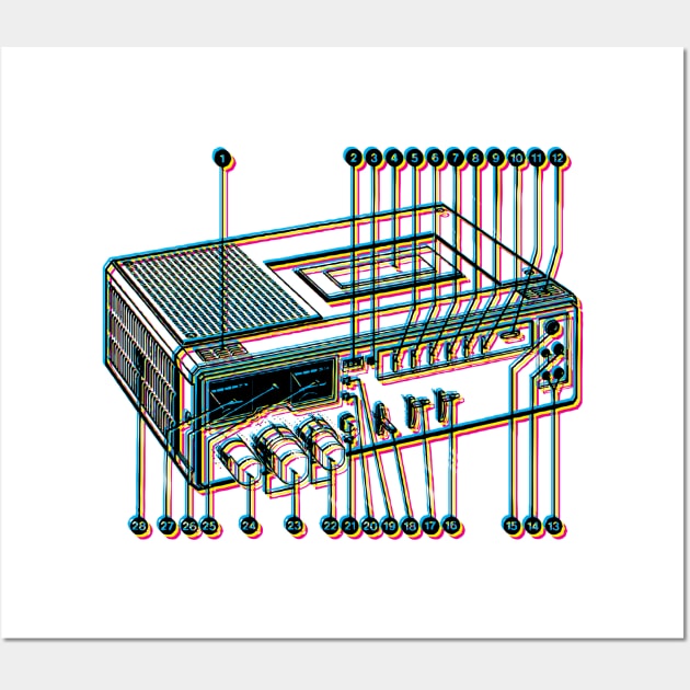 CB Radio / Amateur Radio Wall Art by RCDBerlin